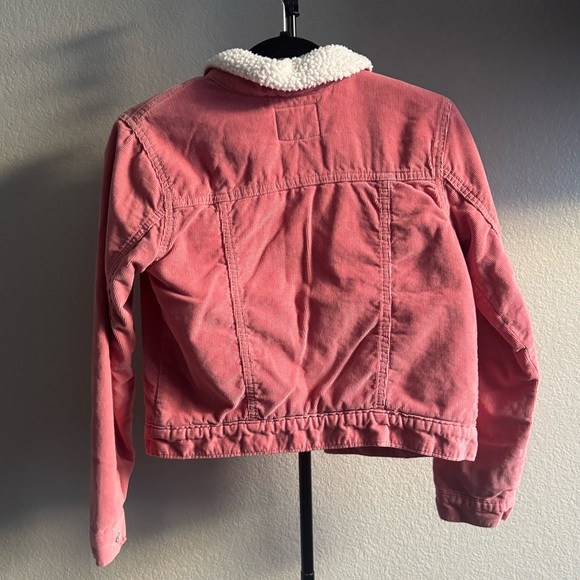 LIGHTLY WORN Old Navy Girl’s Jacket with Sherpa Lining - Picture 5 of 6
